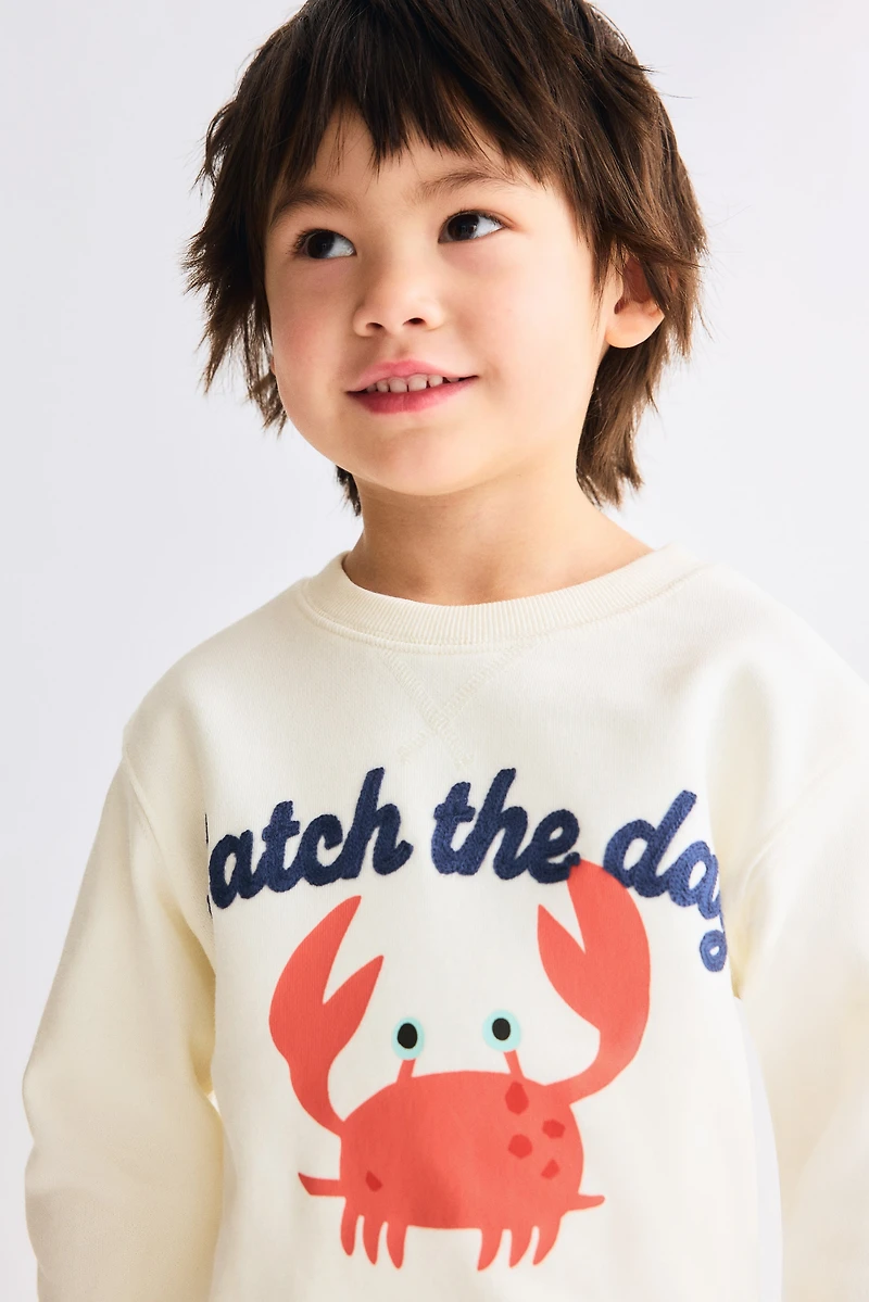 Sweatshirt with Motif