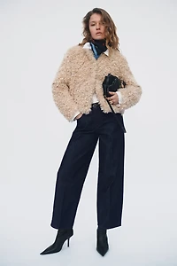 Barrel Leg Low Waist Ankle Jeans