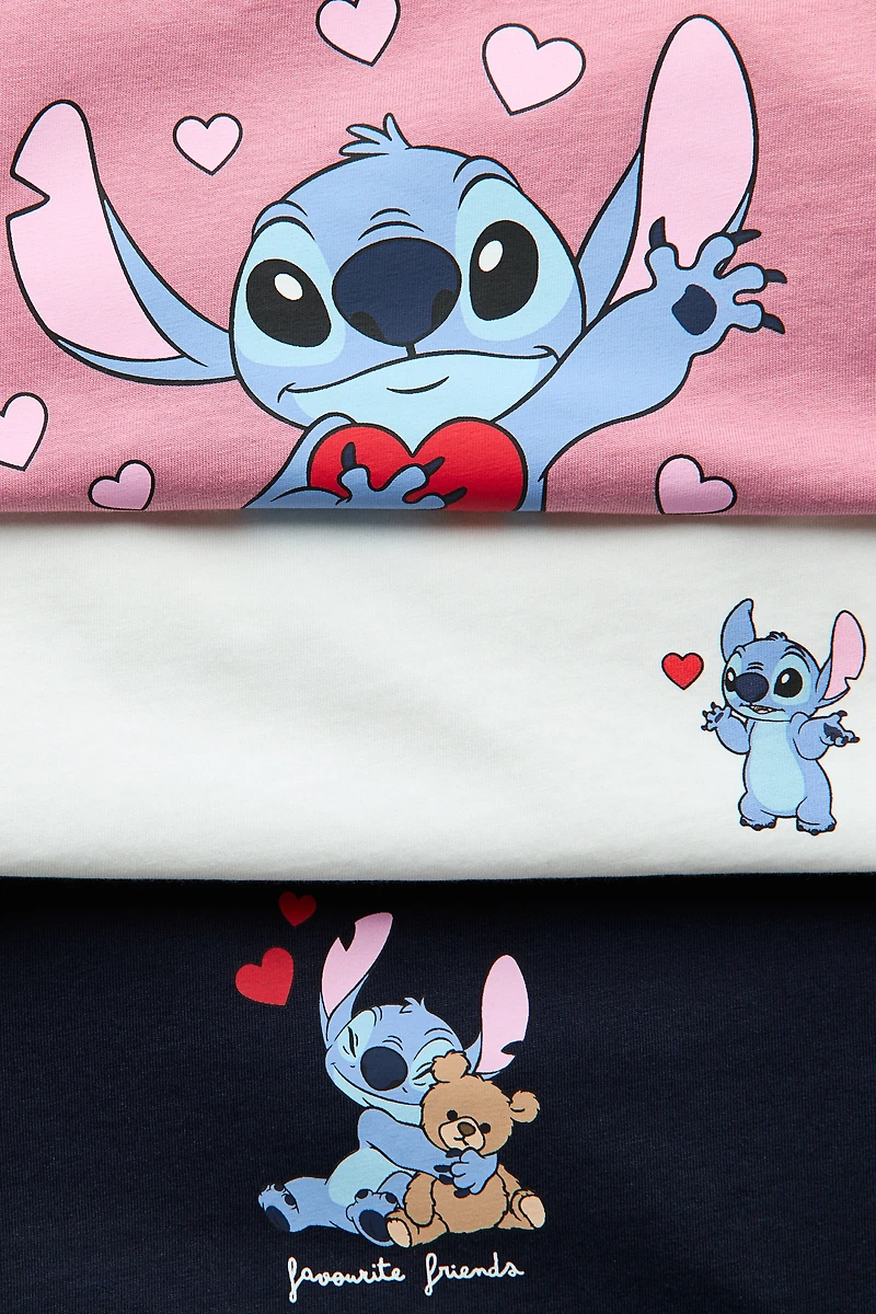 3-pack Printed Jersey Tops