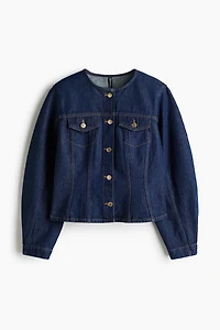 Defined-Waist Twill Shirt