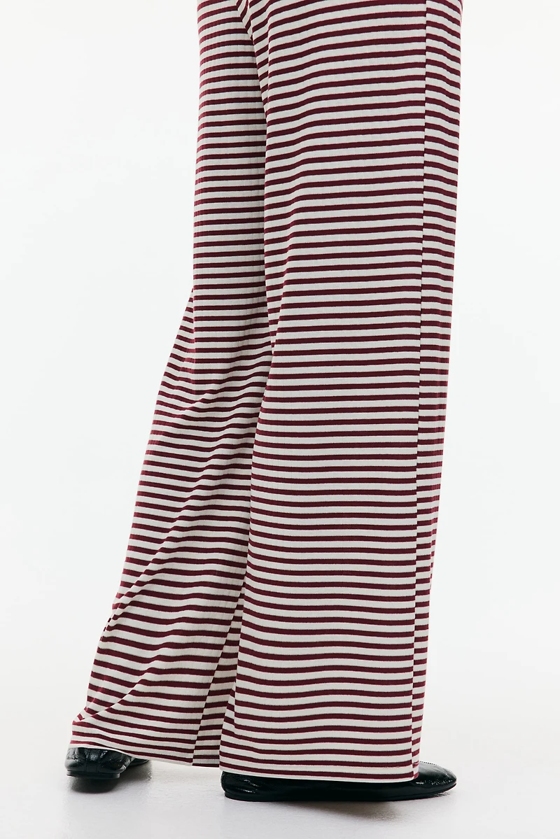 Pantalon large avec cordon de serrage