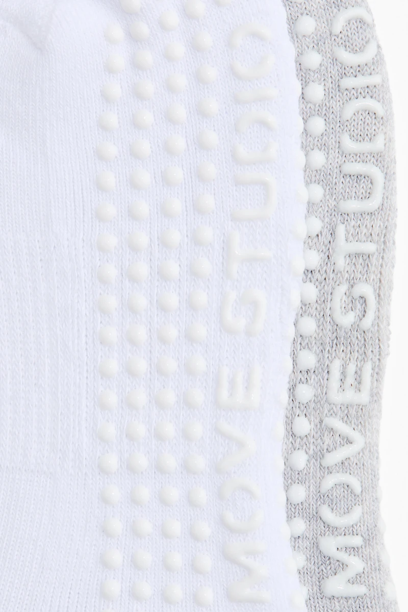 2-Pack Non-Slip Yoga Socks