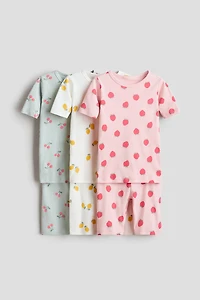 3-Pack Snug-Fit Cotton Pajamas