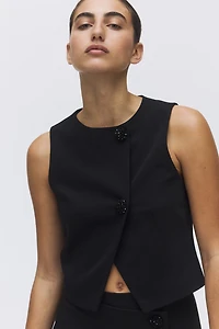 Asymmetric Wrap Vest