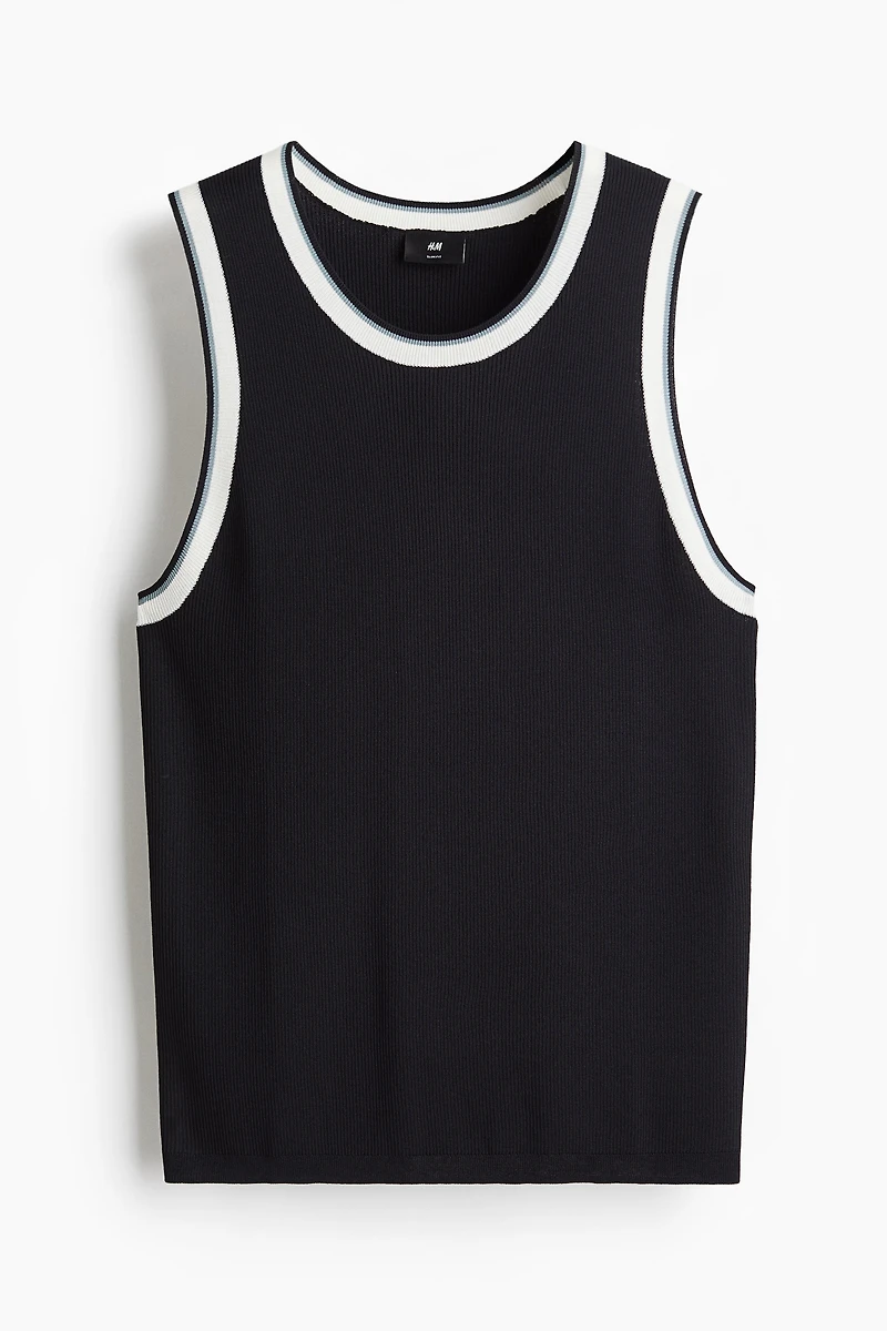 Slim Fit Ribbed vest top