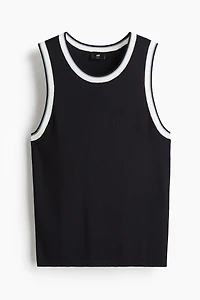 Slim Fit Ribbed vest top