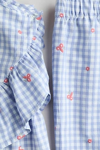 2-Piece Embroidered Set