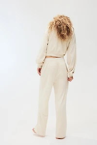 Pantalon très doux avec plis devant