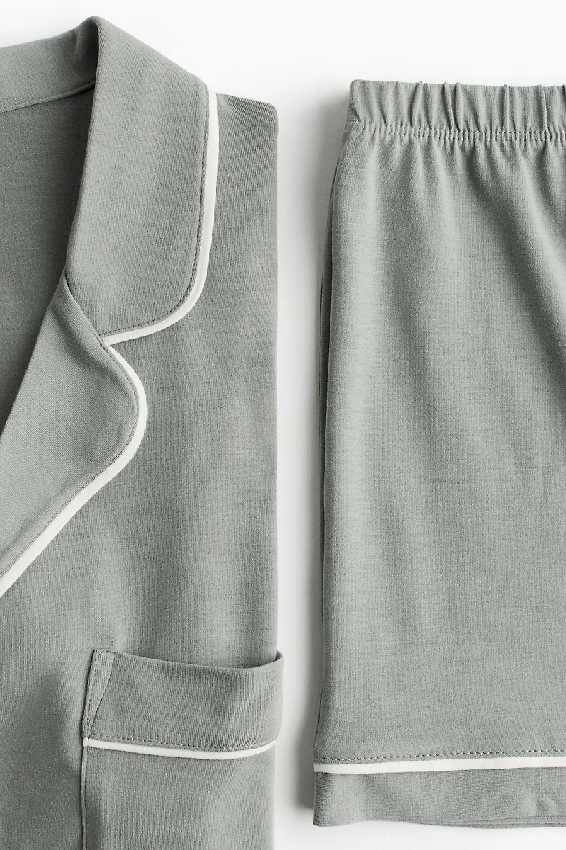 Pajama Shirt and Shorts