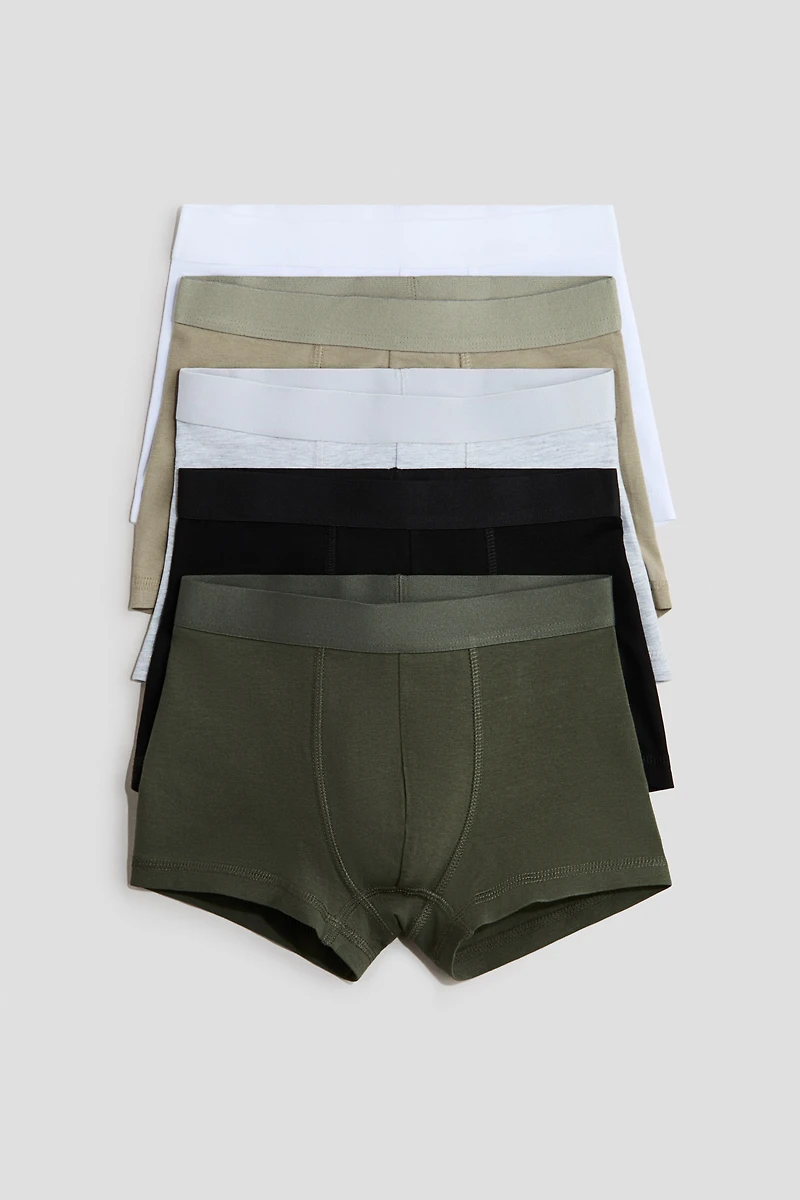 5-Pack Cotton Boxer Briefs