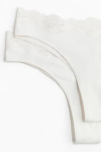 2-Pack Microfiber Brazilian Briefs
