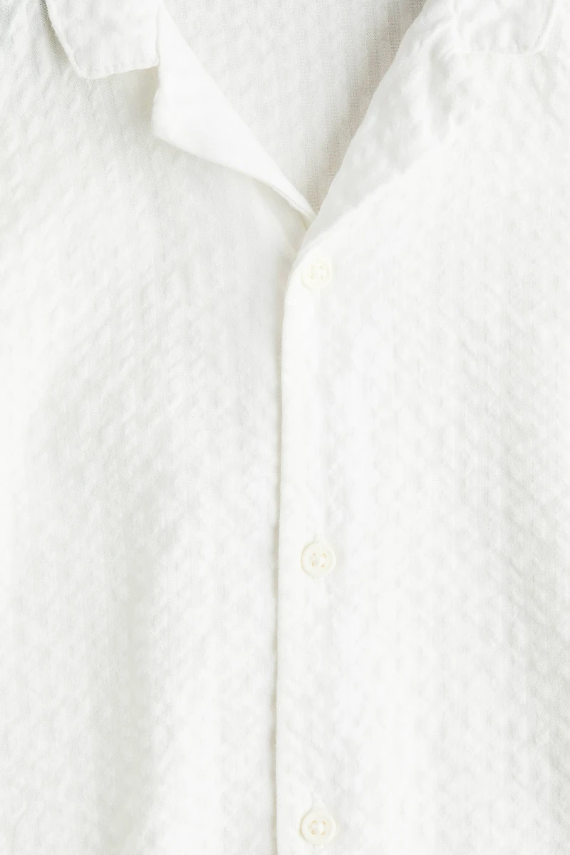 Cotton Seersucker Shirt