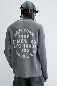 Regular-Fit Waffled Long-Sleeved Shirt