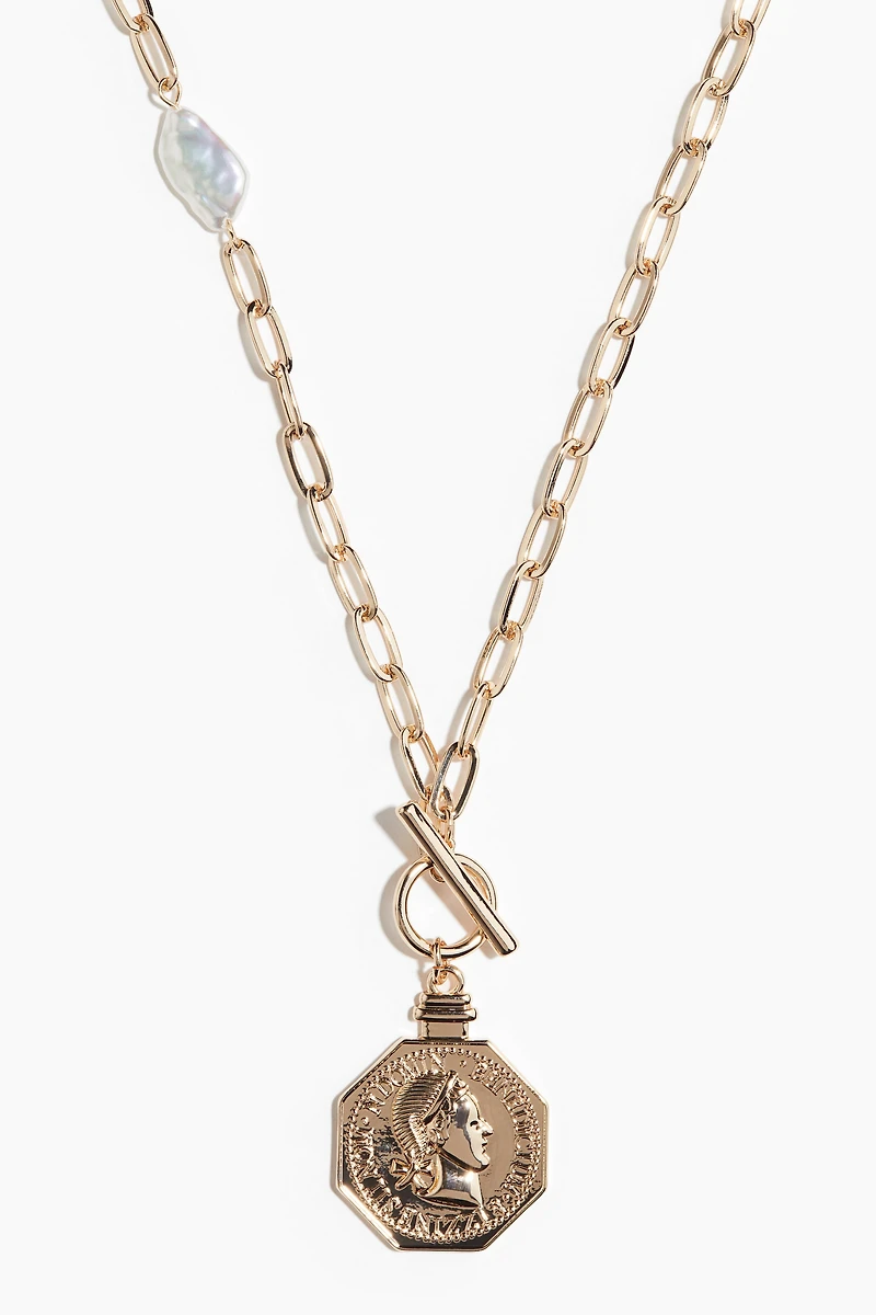 T-Bar Pendant Necklace