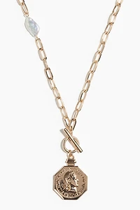 T-Bar Pendant Necklace
