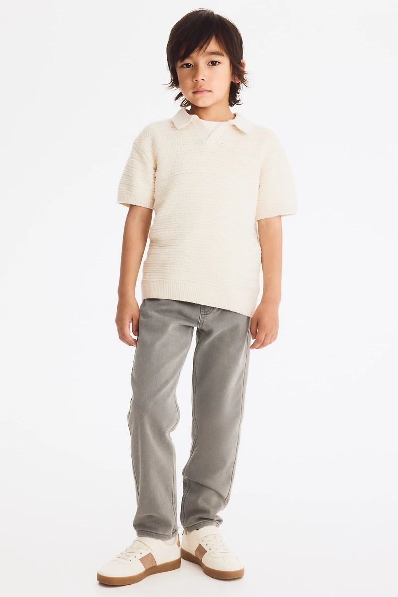 Cotton Denim Joggers