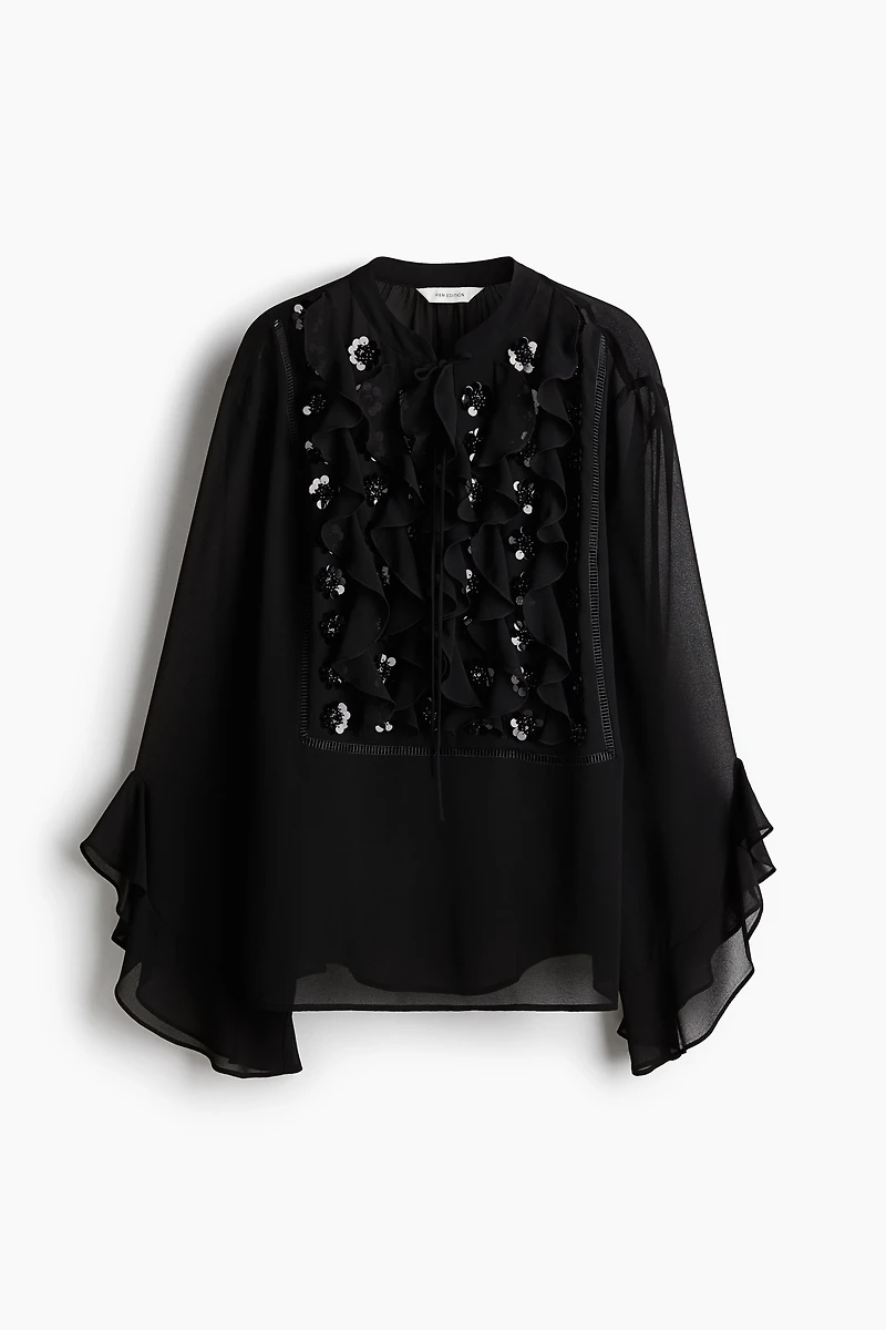 Blouse ornementée