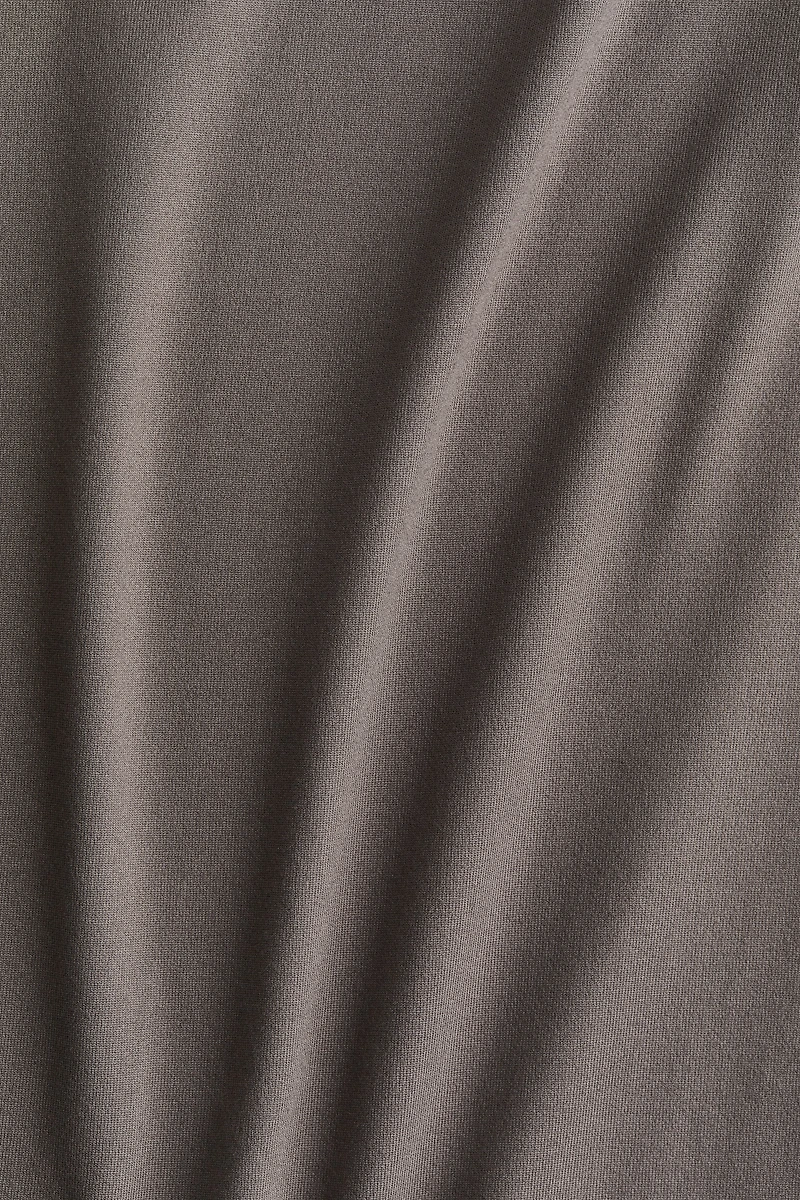 Mock Turtleneck Maxi Dress