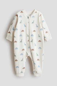 Patterned Pajama Jumpsuit