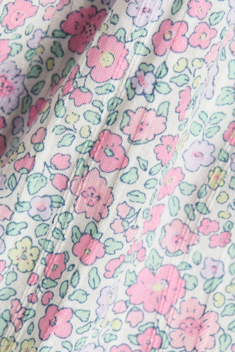 Tiered Seersucker Dress