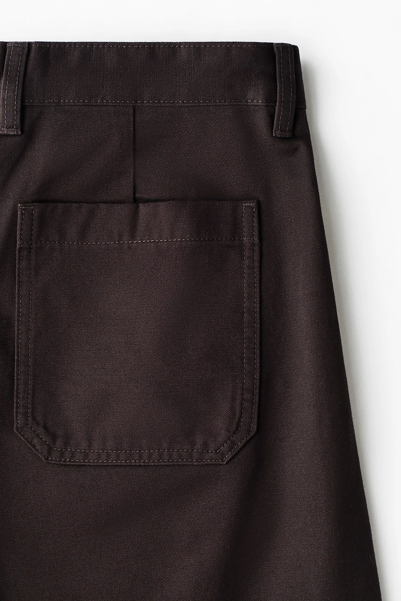 Chino décontracté à jambes tonneau