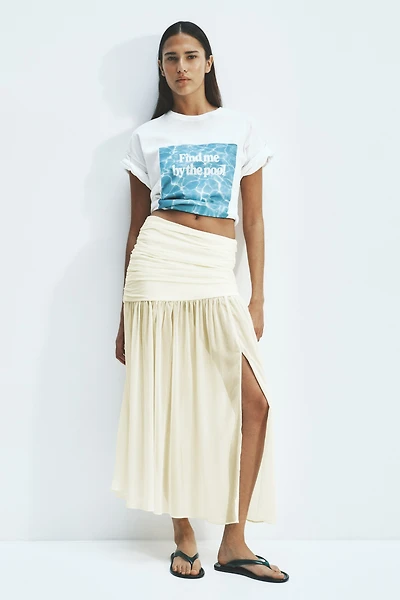 Sheer Maxi Skirt
