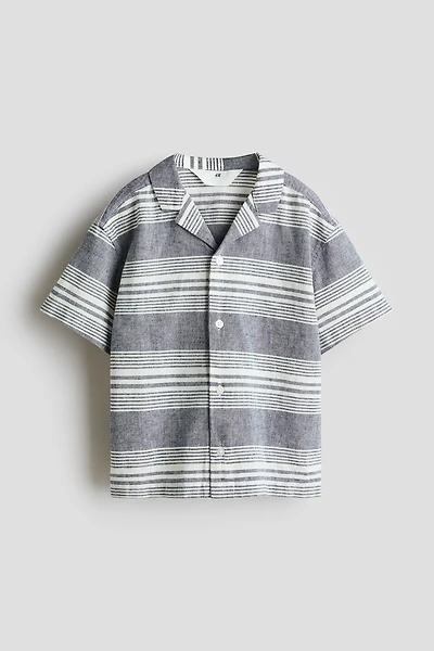 Linen-Blend Resort Shirt