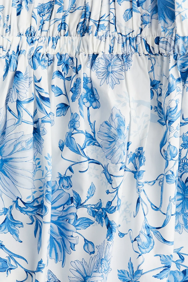 MAMA Cotton-Blend Poplin Dress