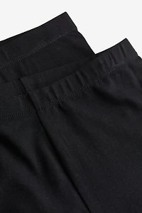 Lot de 2 leggings en jersey