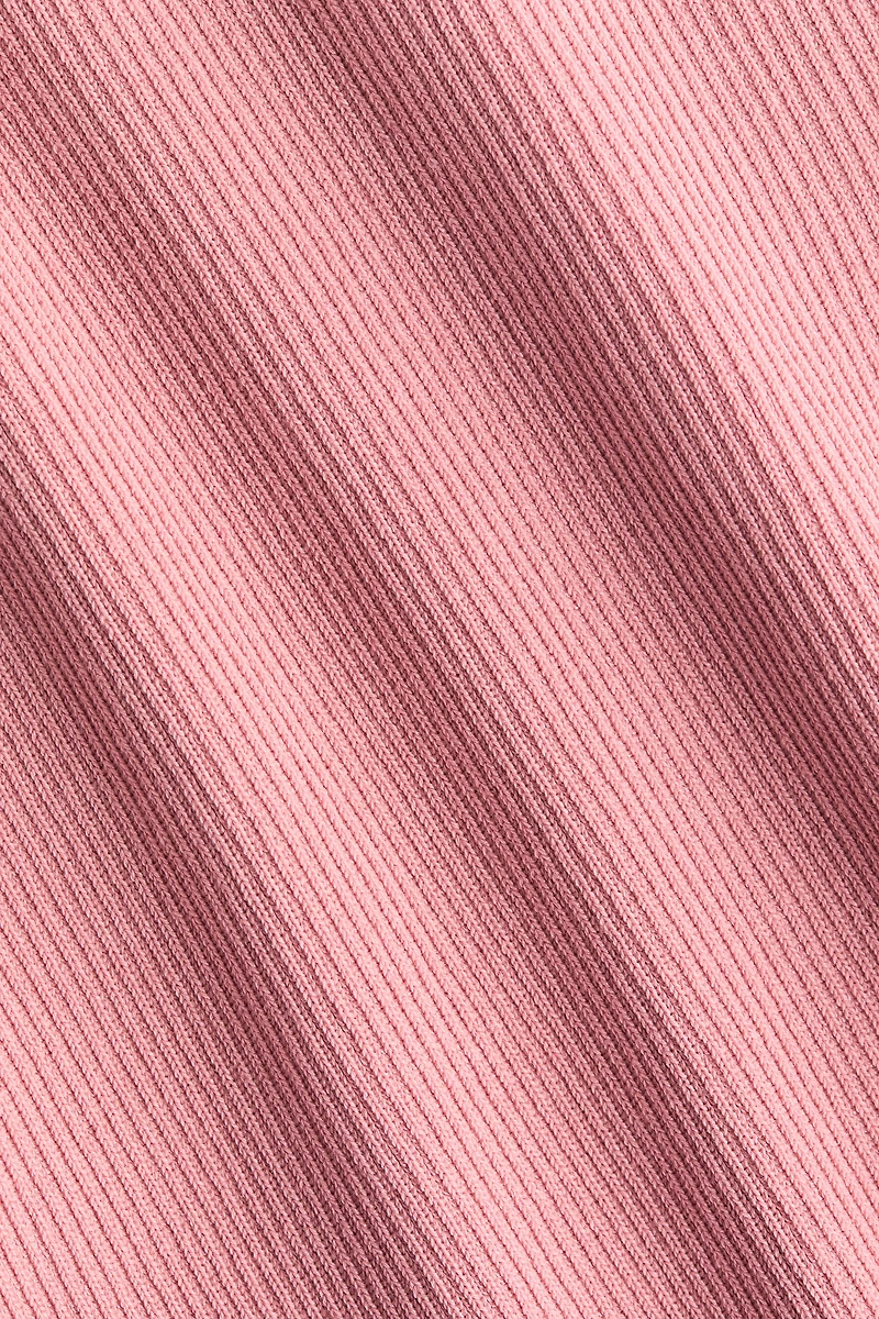 Minirobe en tricot côtelé