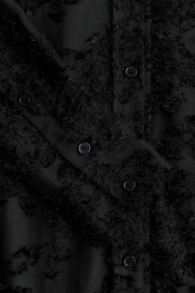Textured-weave Shirt