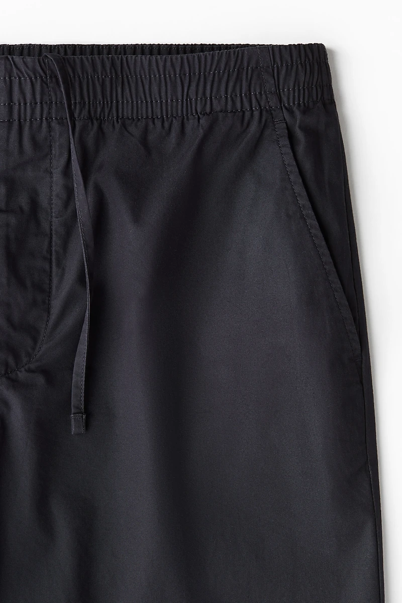 Relaxed-Fit Poplin Pants