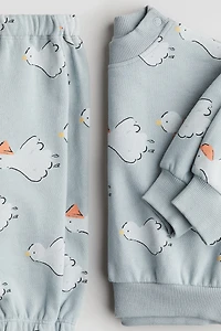 2-piece Cotton Sweatshirt Set