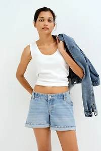 MAMA Denim Shorts