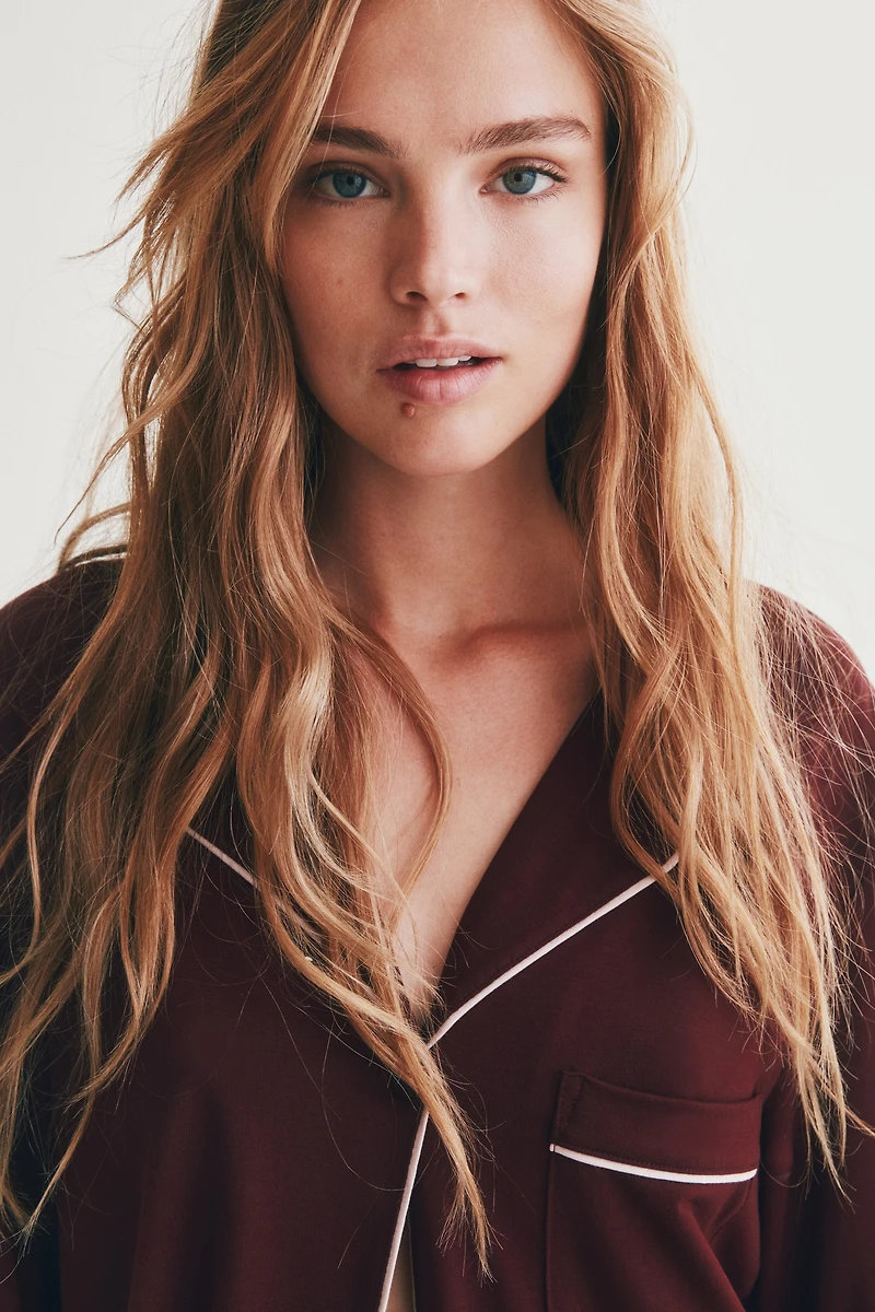 Viscose-Blend Pajamas