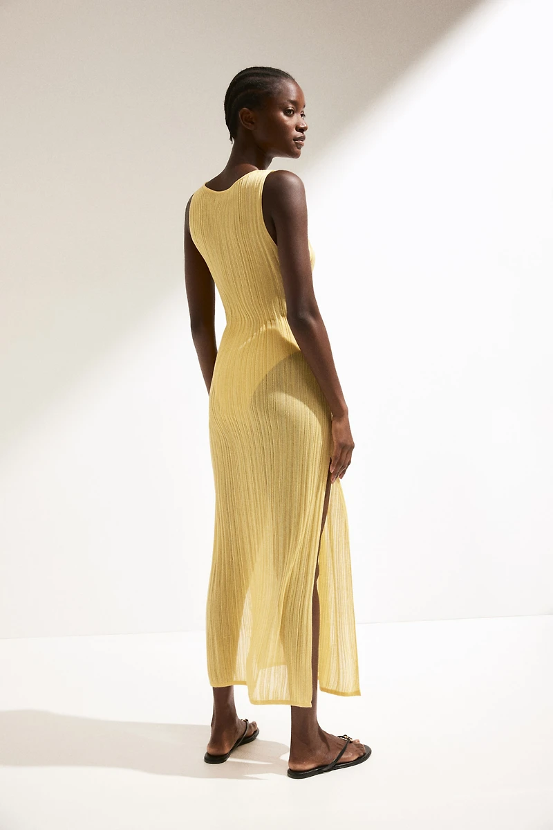 Rib-Knit Beach Dress