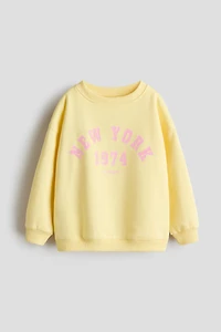 Printed Brushed-Inside Sweatshirt