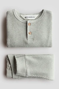 2-Piece Waffled Cotton Set