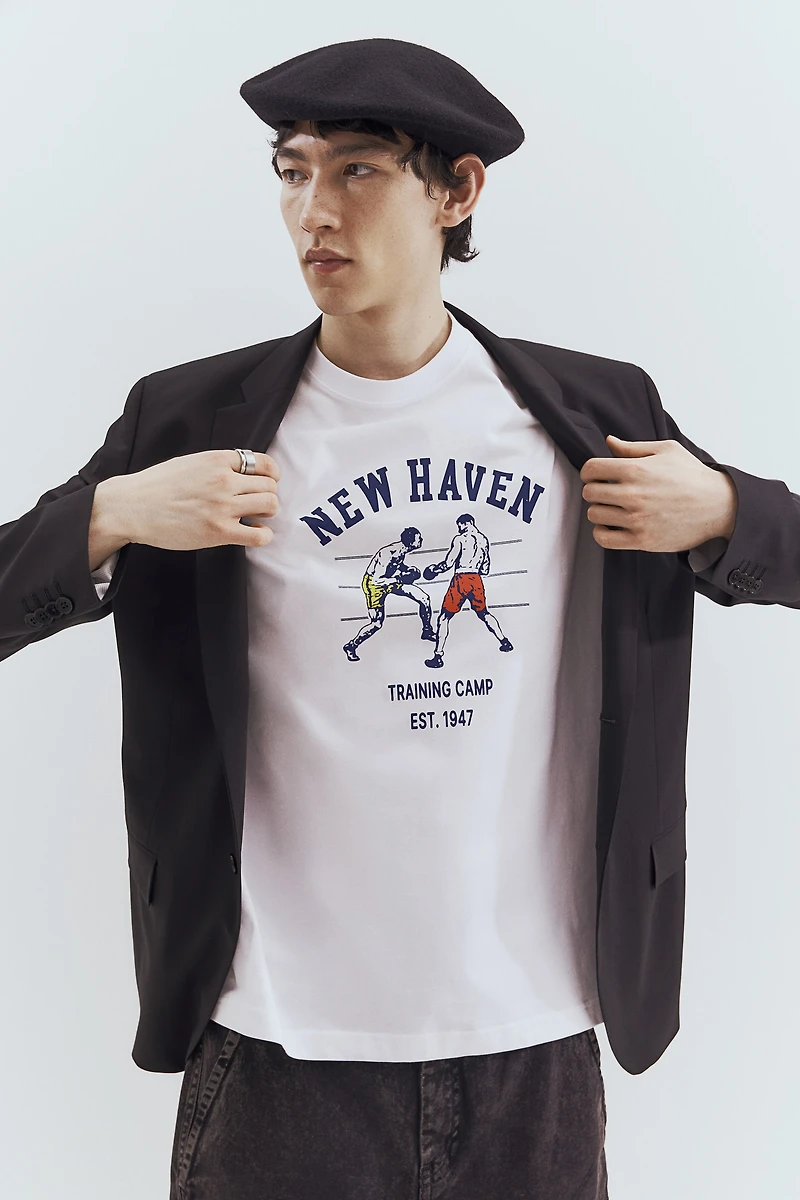 T-shirt imprimé Coupe Flottante