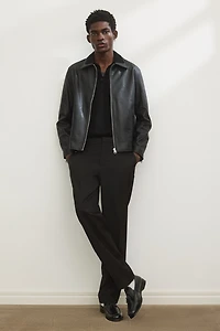 Slim-Fit Textured Polo Shirt
