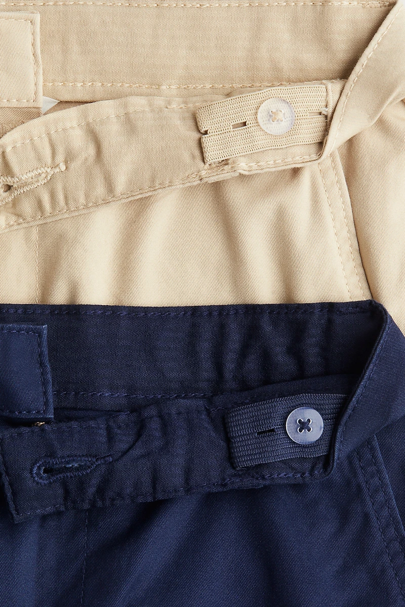 2-Pack Cotton Chino Shorts