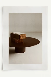 Assiette de service sur pied