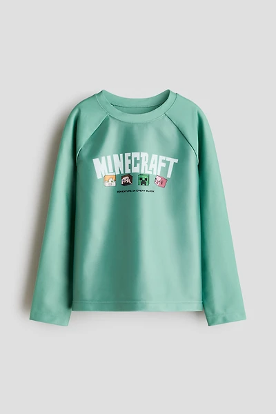 T-shirt de bain imprimé FPS 50