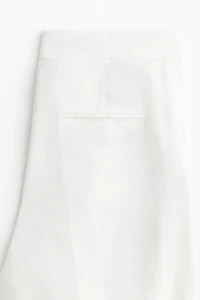 Bootcut Linen-Blend Pants