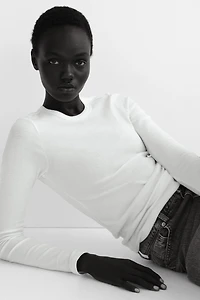 Long-sleeved Jersey Top