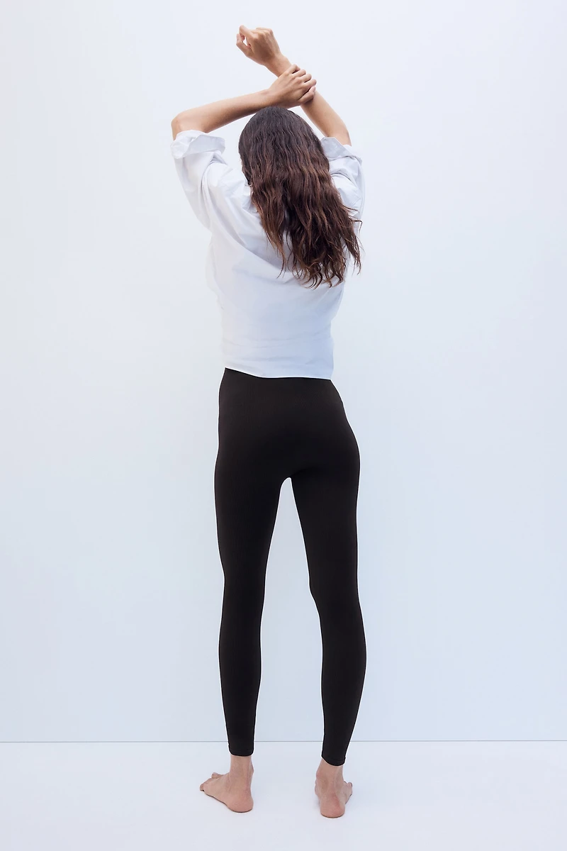 MAMA Legging côtelé sans coutures