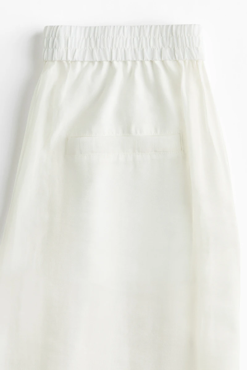 Pantalon cargo avec taille élastique