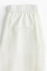 Pantalon cargo avec taille élastique