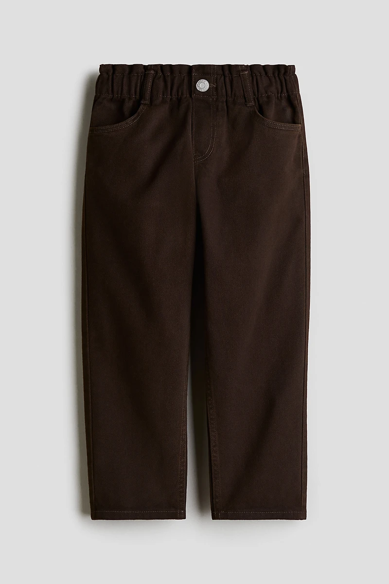 Relaxed Paper Bag Jeans