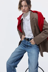 Blazer à fermeture droite